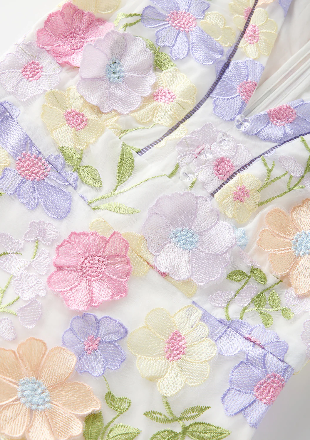 Amara Embroidered Dress - Image 6