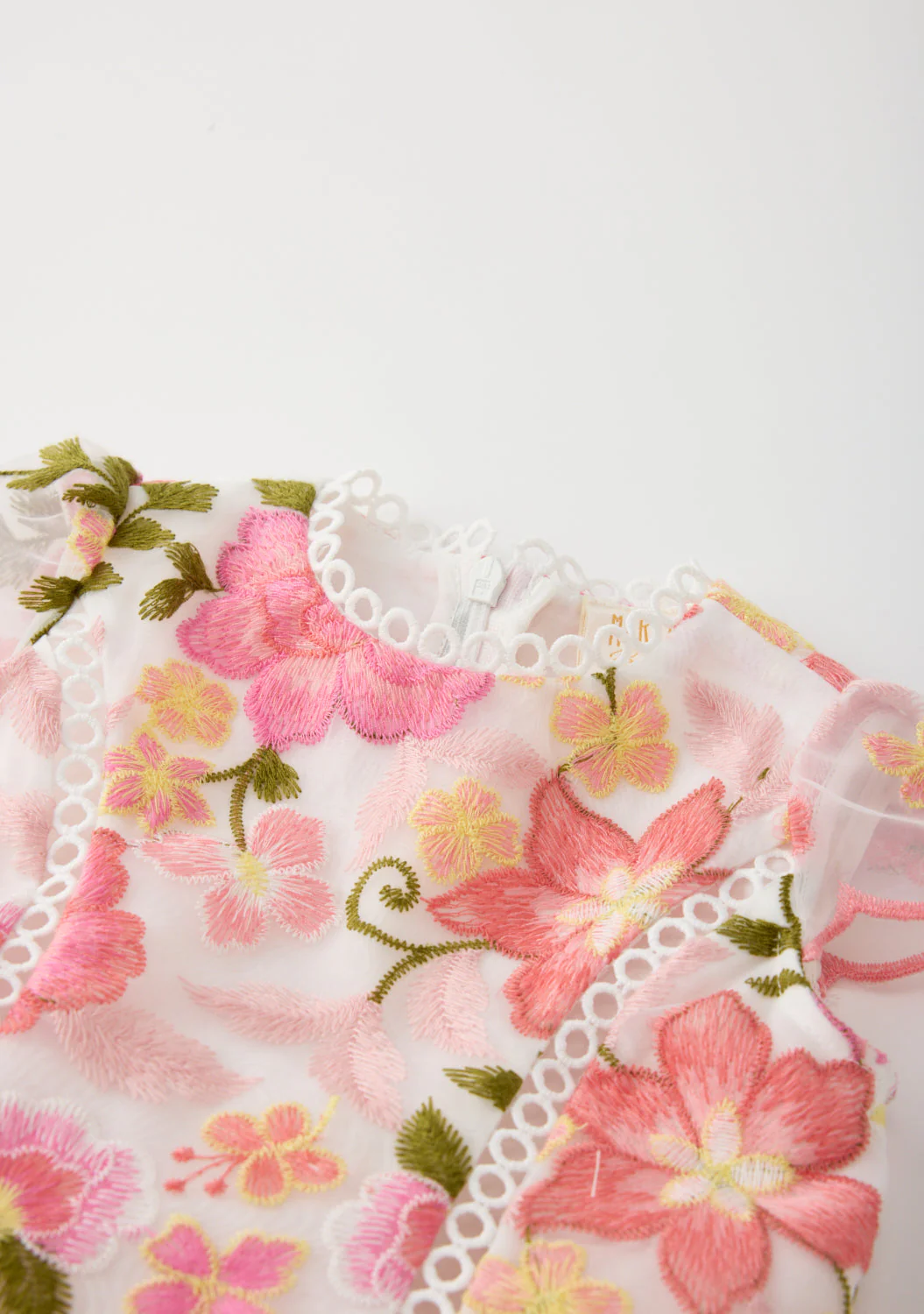 Avery Embroidered Mini Dress (Baby) - Image 3