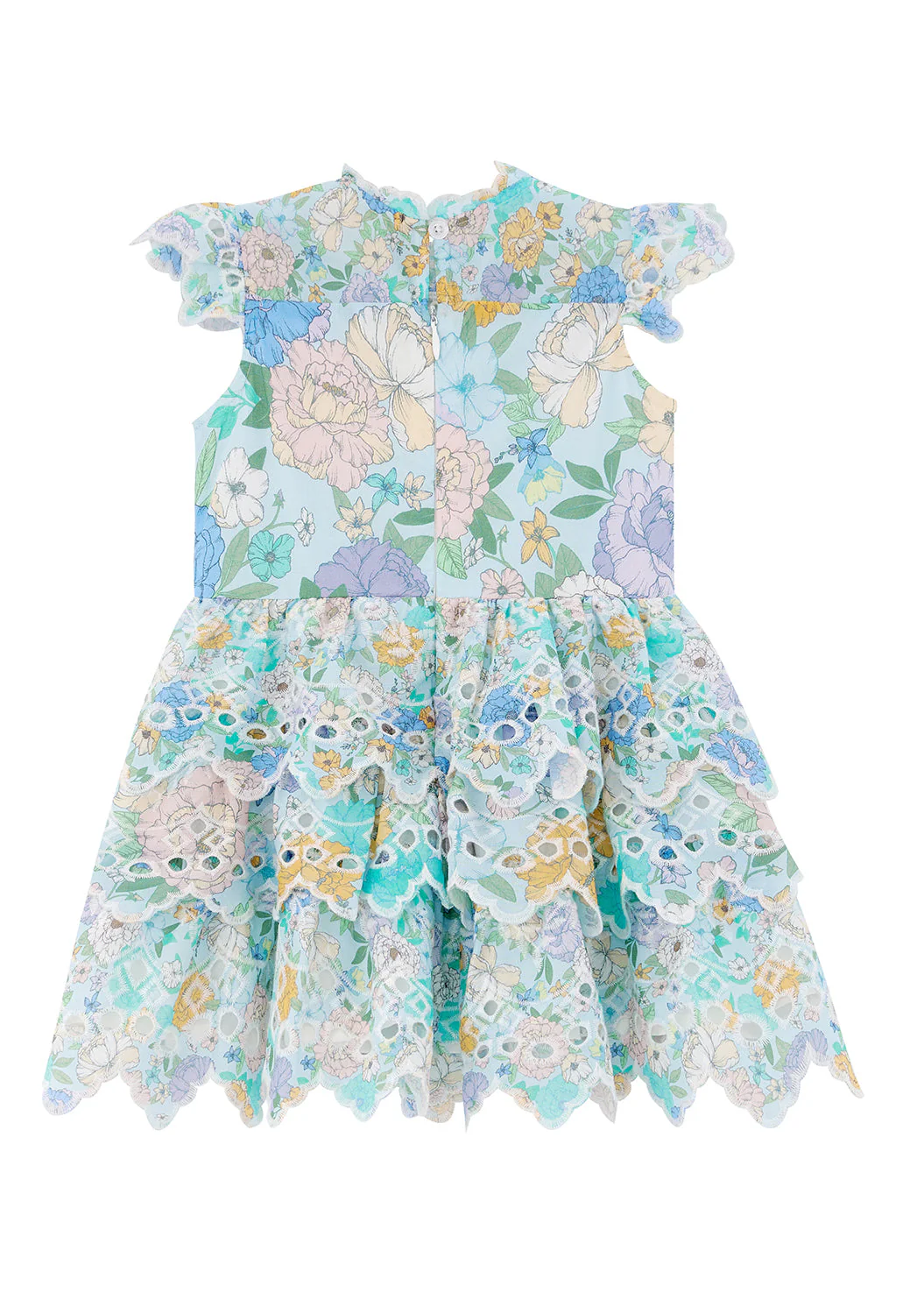 Azure Embroidered Frill Dress (Baby) - Image 3