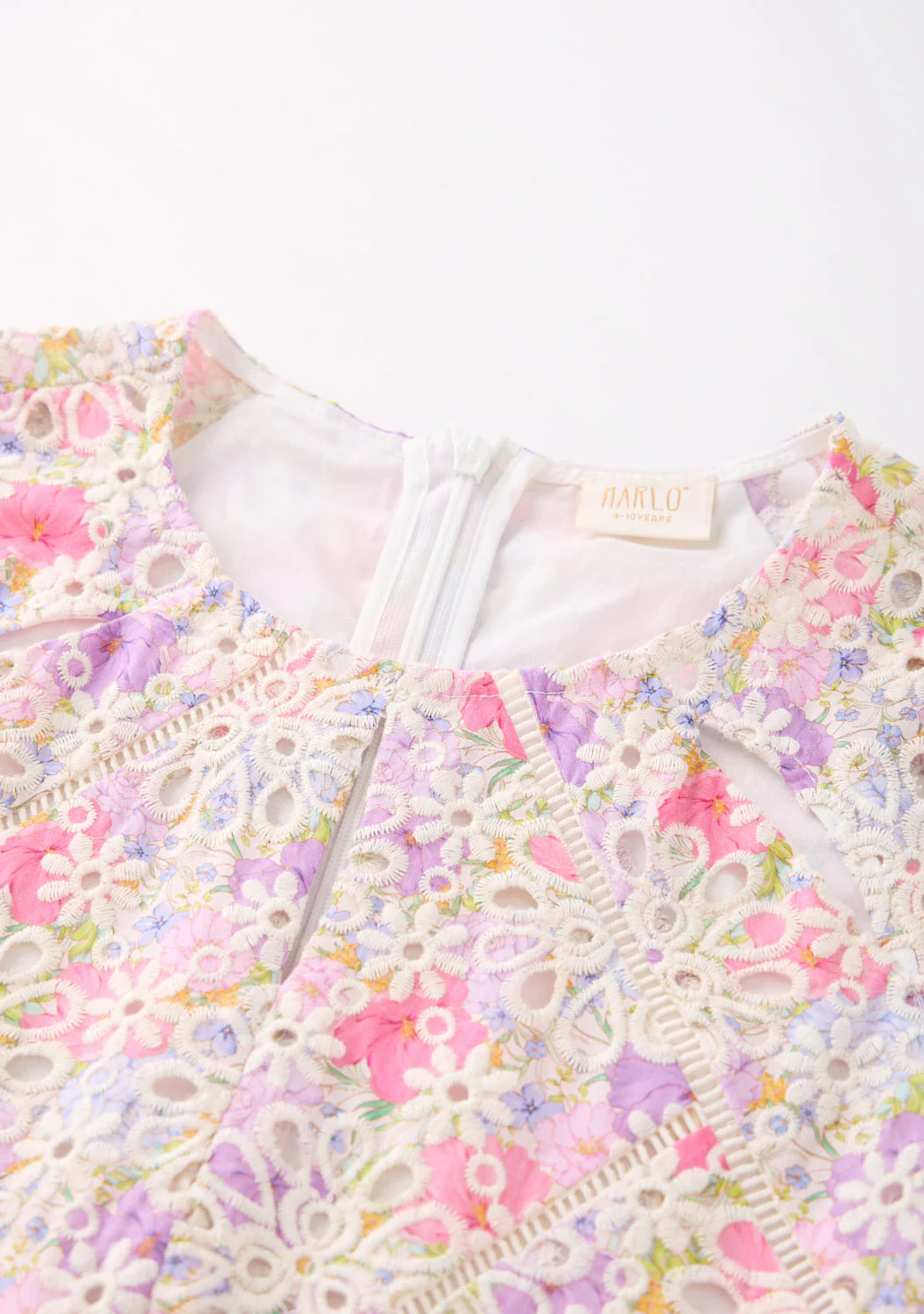 Charlotte Embroidered Mini Dress - Image 4