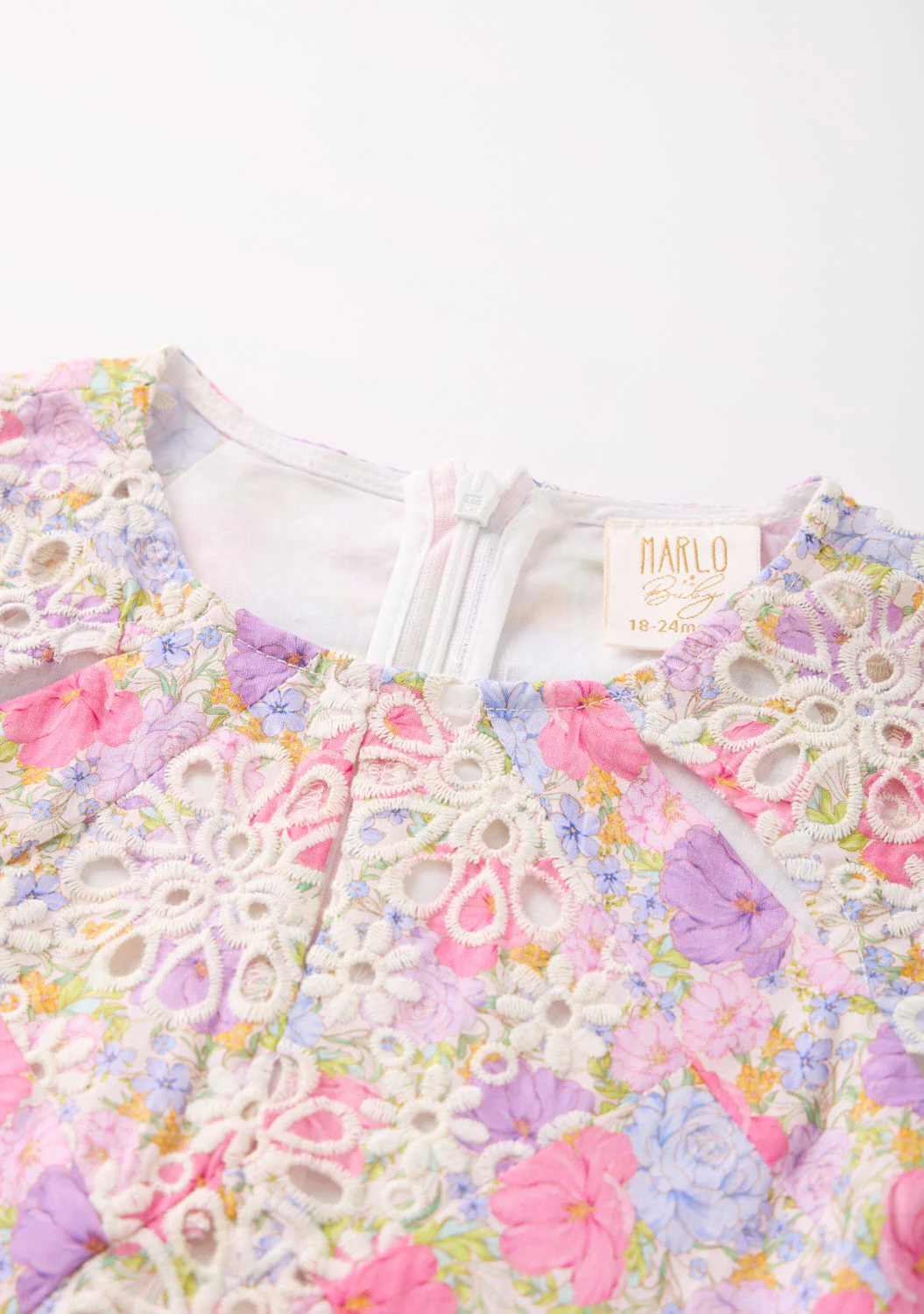 Charlotte Embroidered Mini Dress (Baby) - Image 4