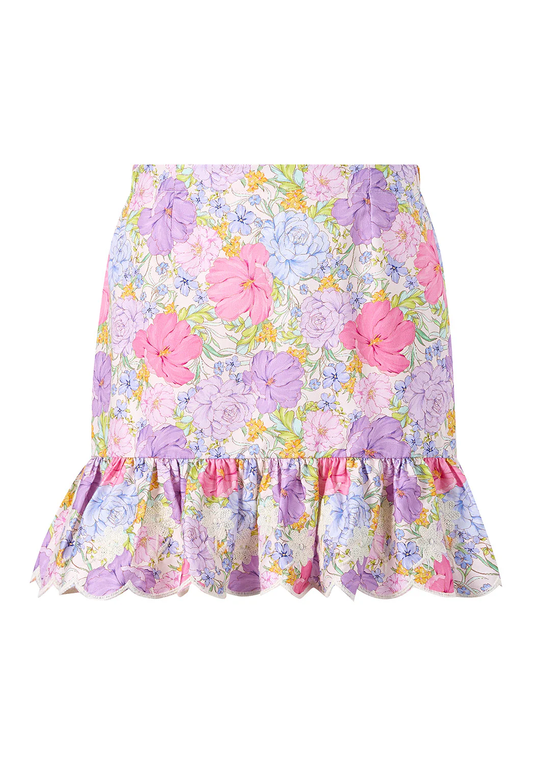 Charlotte Embroidered Mini Skirt - Image 3