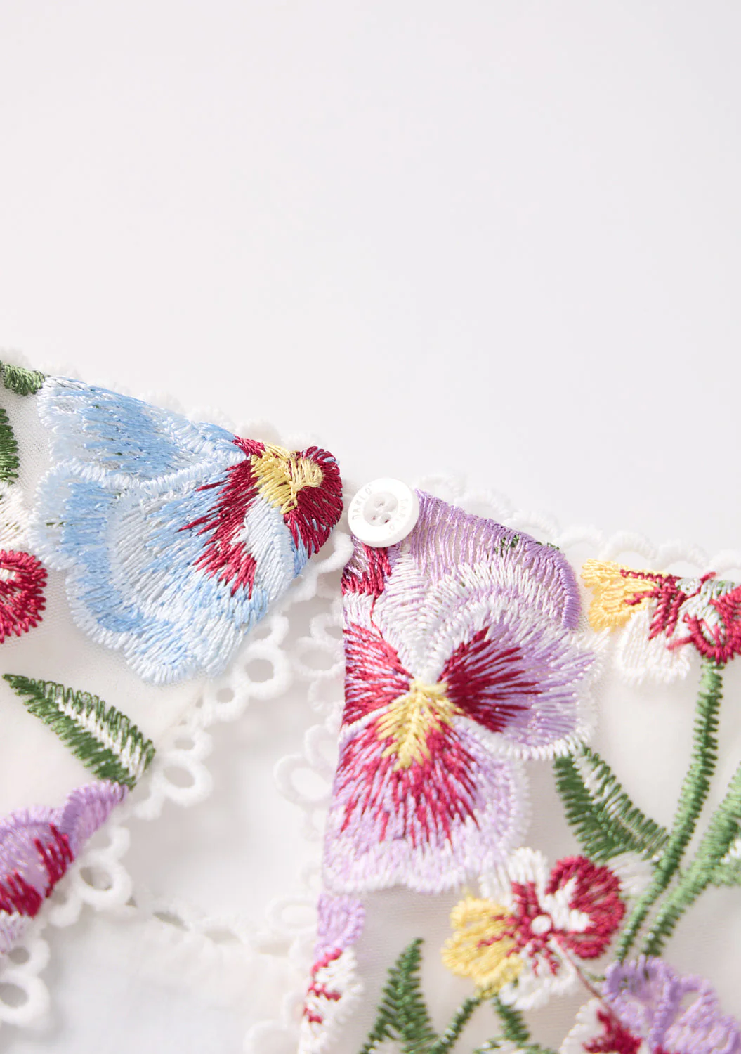 Claudia Embroidered Mini Dress - Image 10