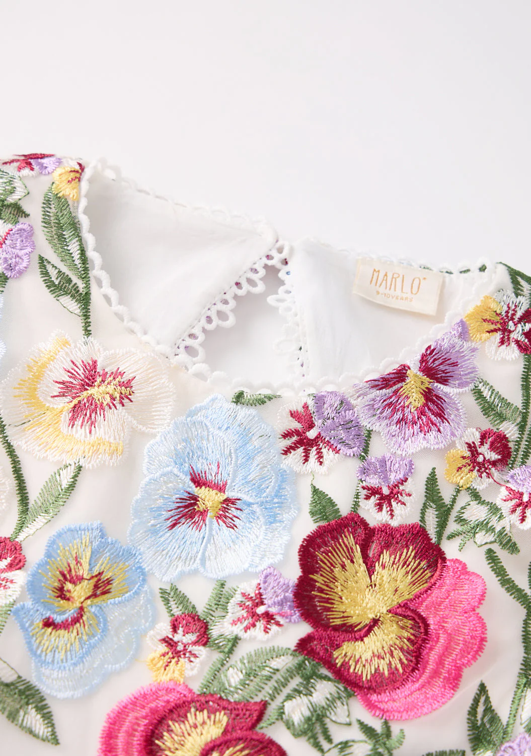 Claudia Embroidered Mini Dress - Image 5