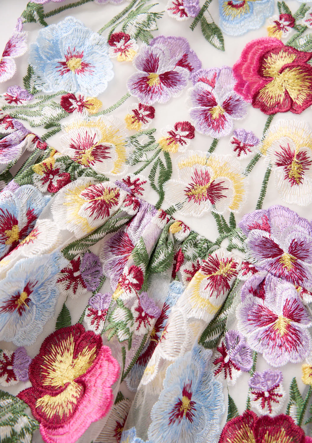 Claudia Embroidered Mini Dress - Image 6