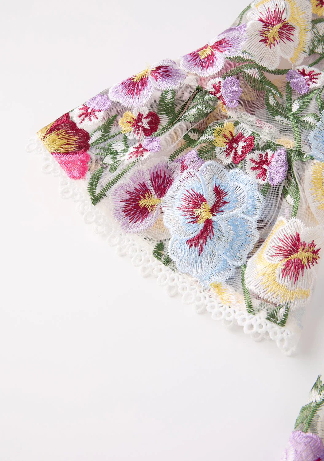 Claudia Embroidered Mini Dress - Image 7