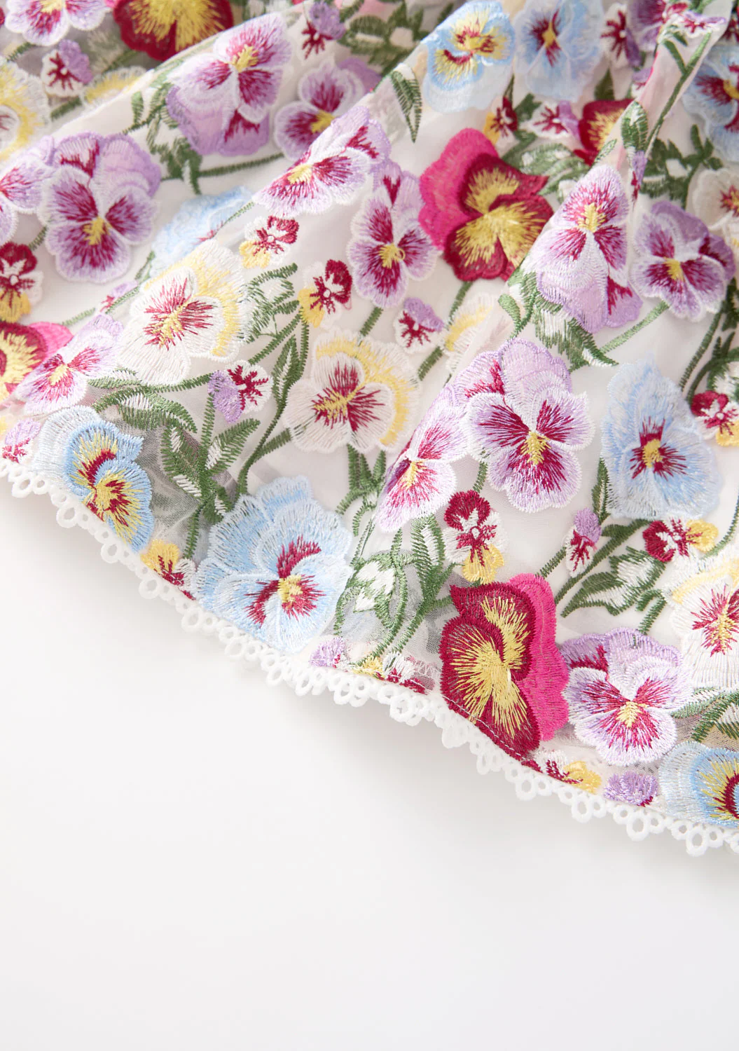 Claudia Embroidered Mini Dress - Image 8