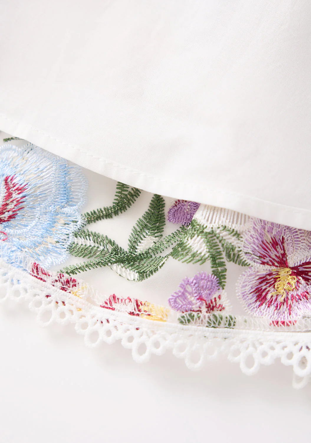 Claudia Embroidered Mini Dress - Image 9