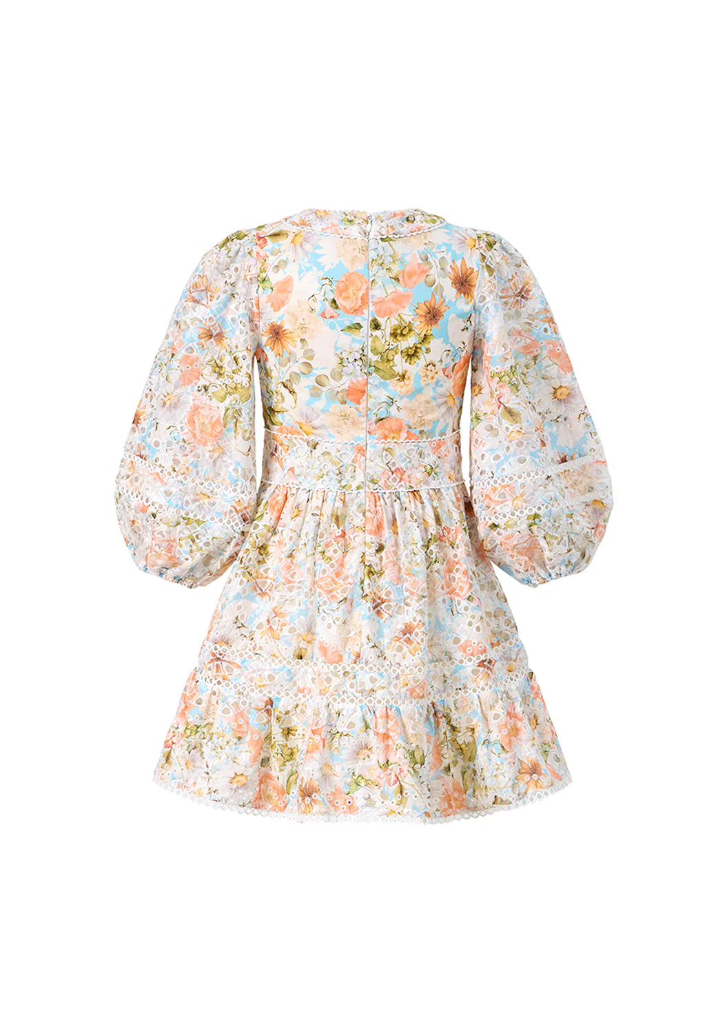 Daphne Embroidered Long Sleeve Dress - Image 3