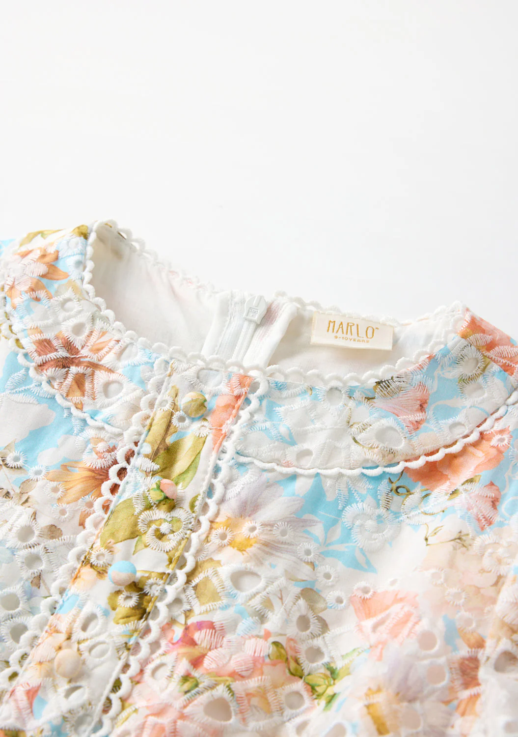 Daphne Embroidered Long Sleeve Dress - Image 4