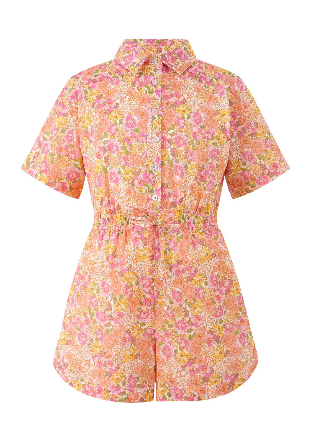 Flowerette Cotton Romper - Image 3