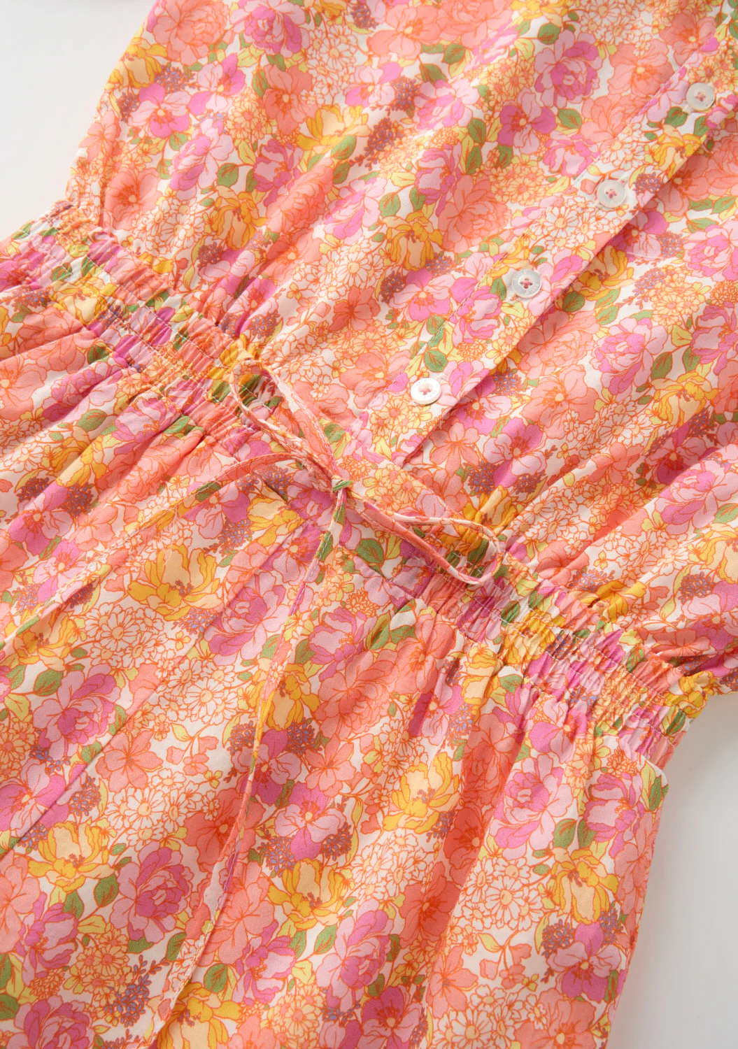 Flowerette Cotton Romper - Image 7