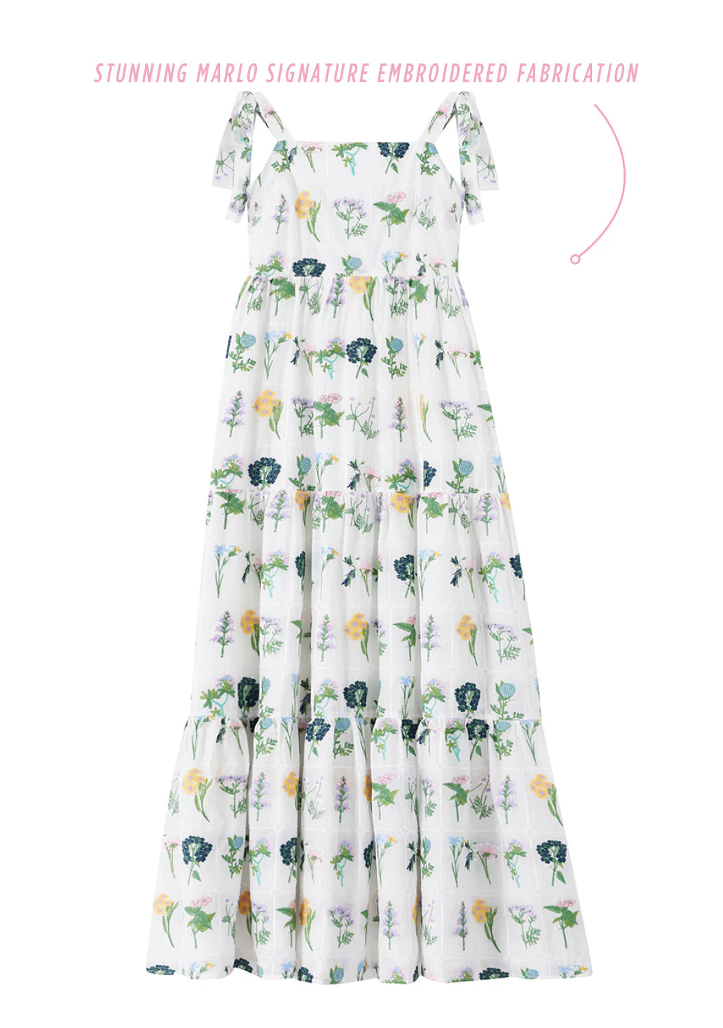 Freya Embroidered Maxi Dress (Women) - Image 3