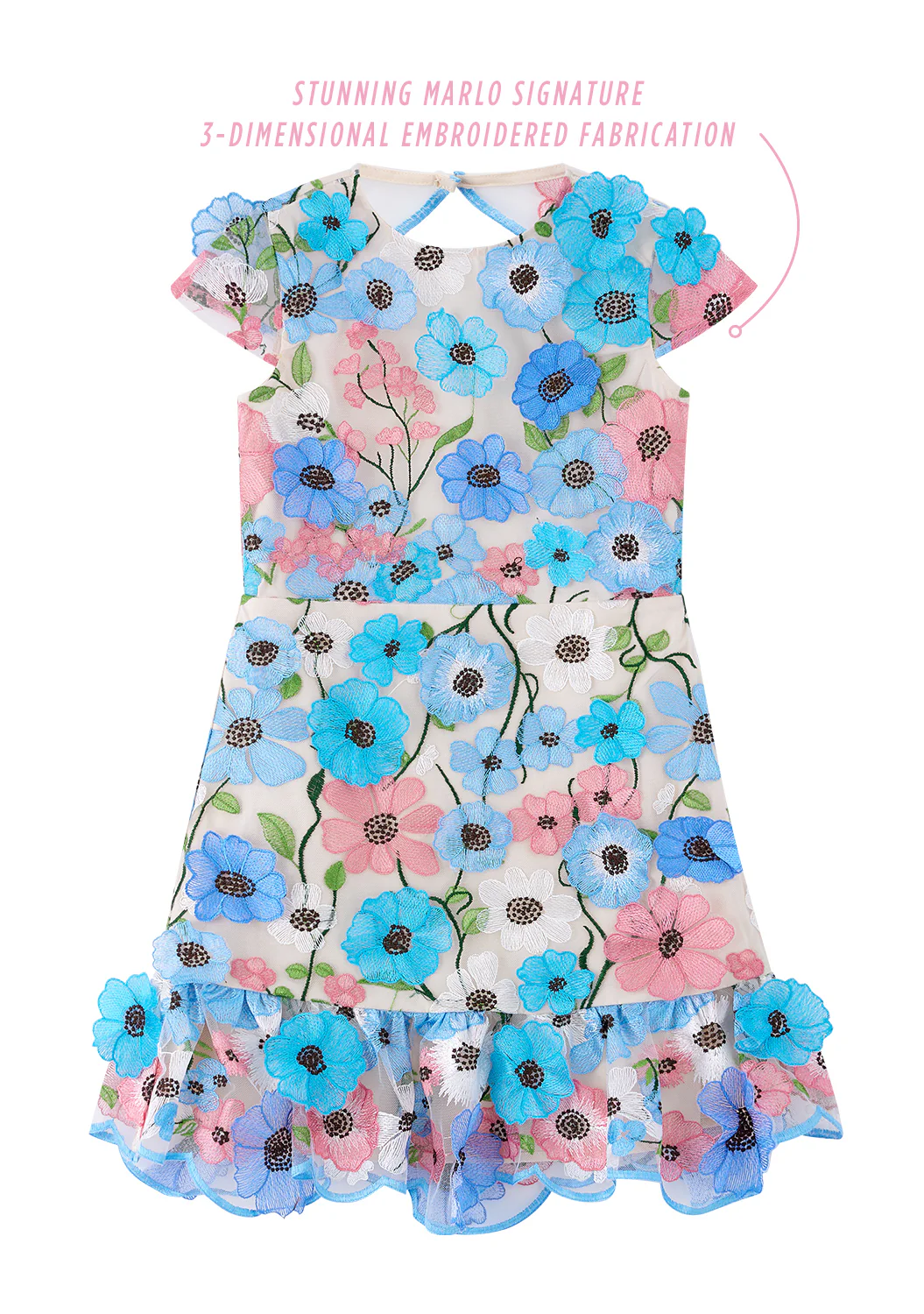 Giselle Embroidered Dress - Image 11