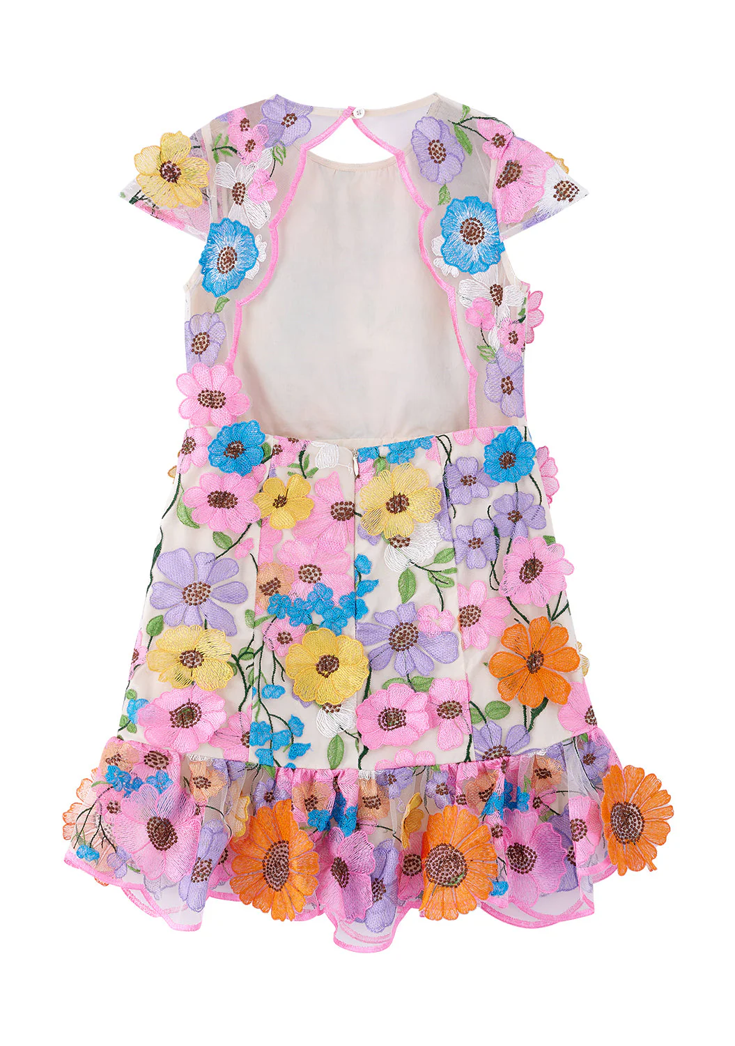 Giselle Embroidered Dress - Image 4