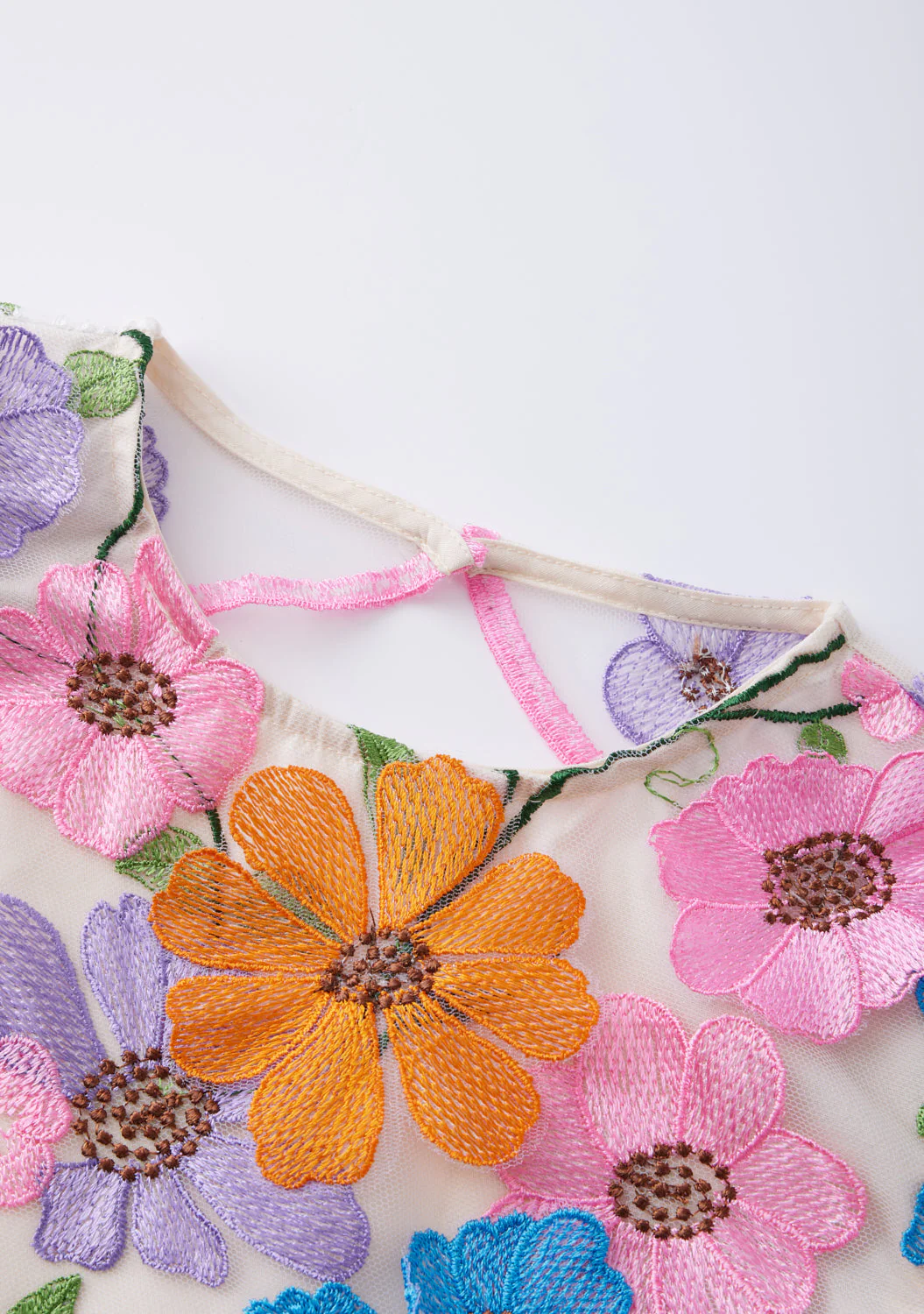 Giselle Embroidered Dress - Image 5