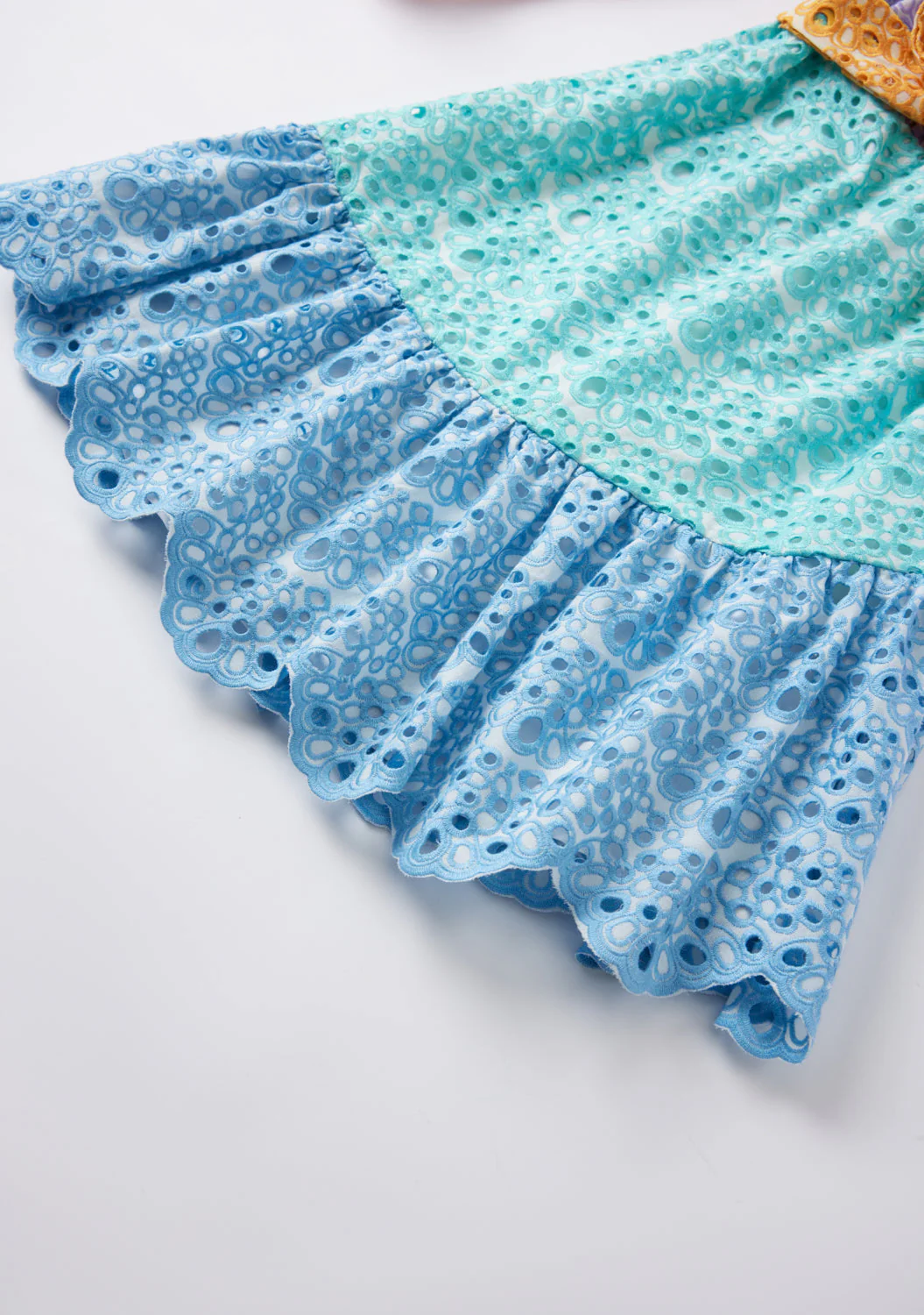 Greta Embroidered Dress - Image 7