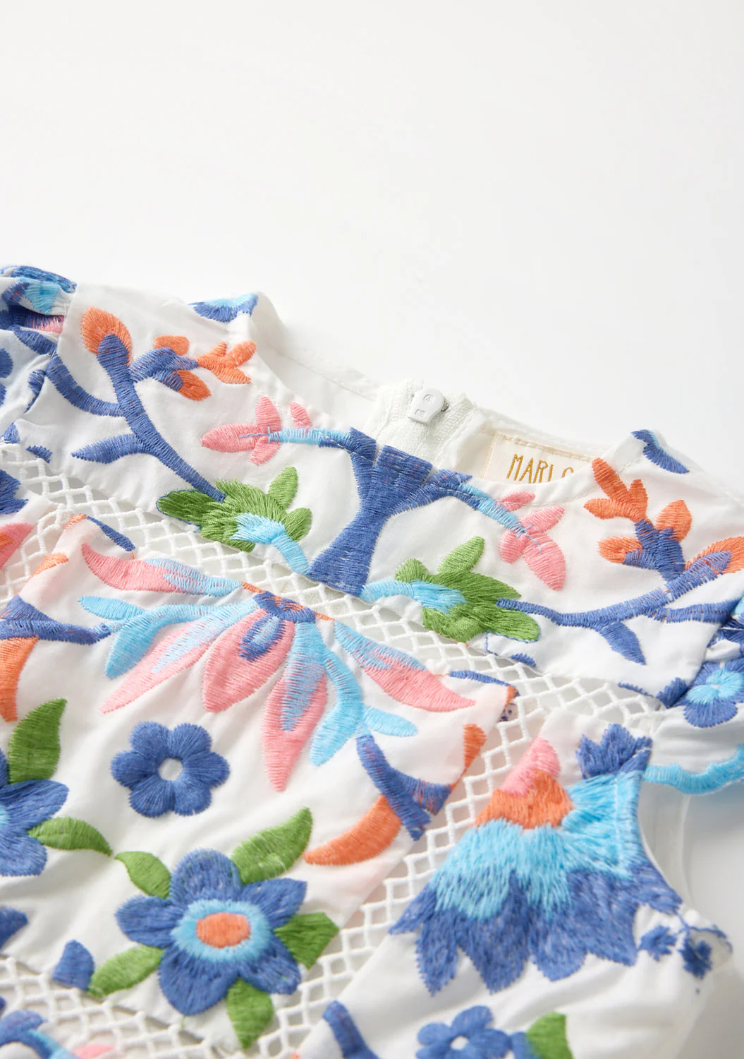 Joanna Embroidered Mini Dress (Baby) - Image 3