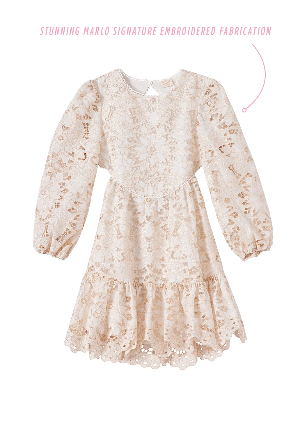 Kiera Embroidered Dress - Image 3