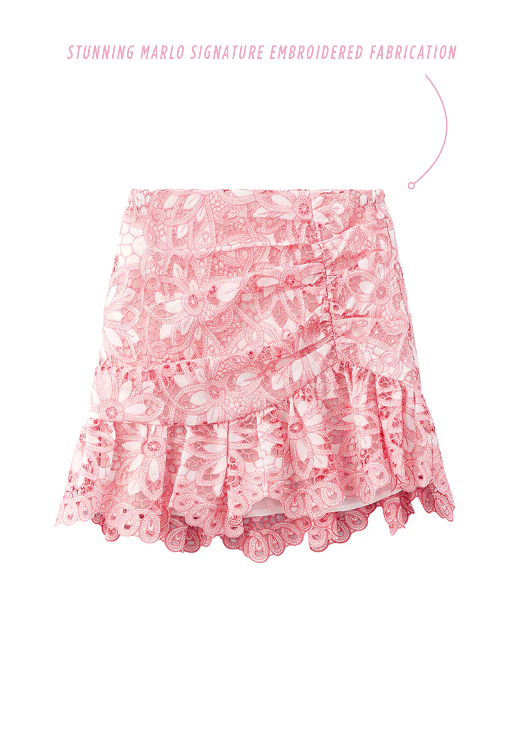 Kiera Embroidered Skirt - Image 3