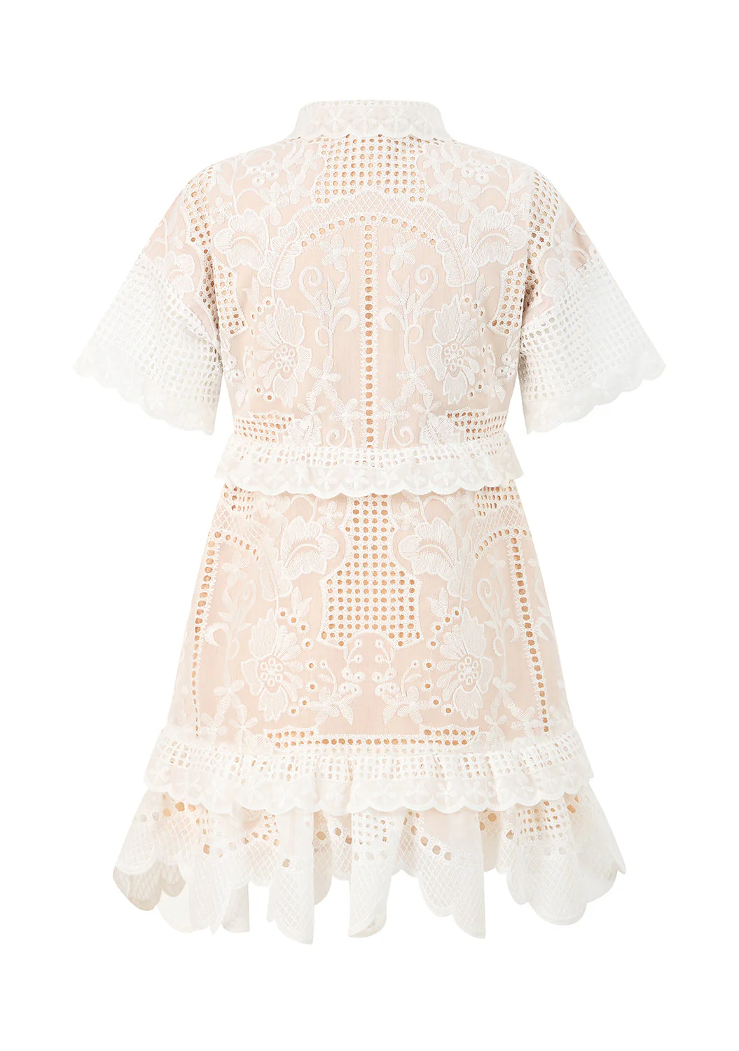 Leyla Lace Mini Dress - Image 3