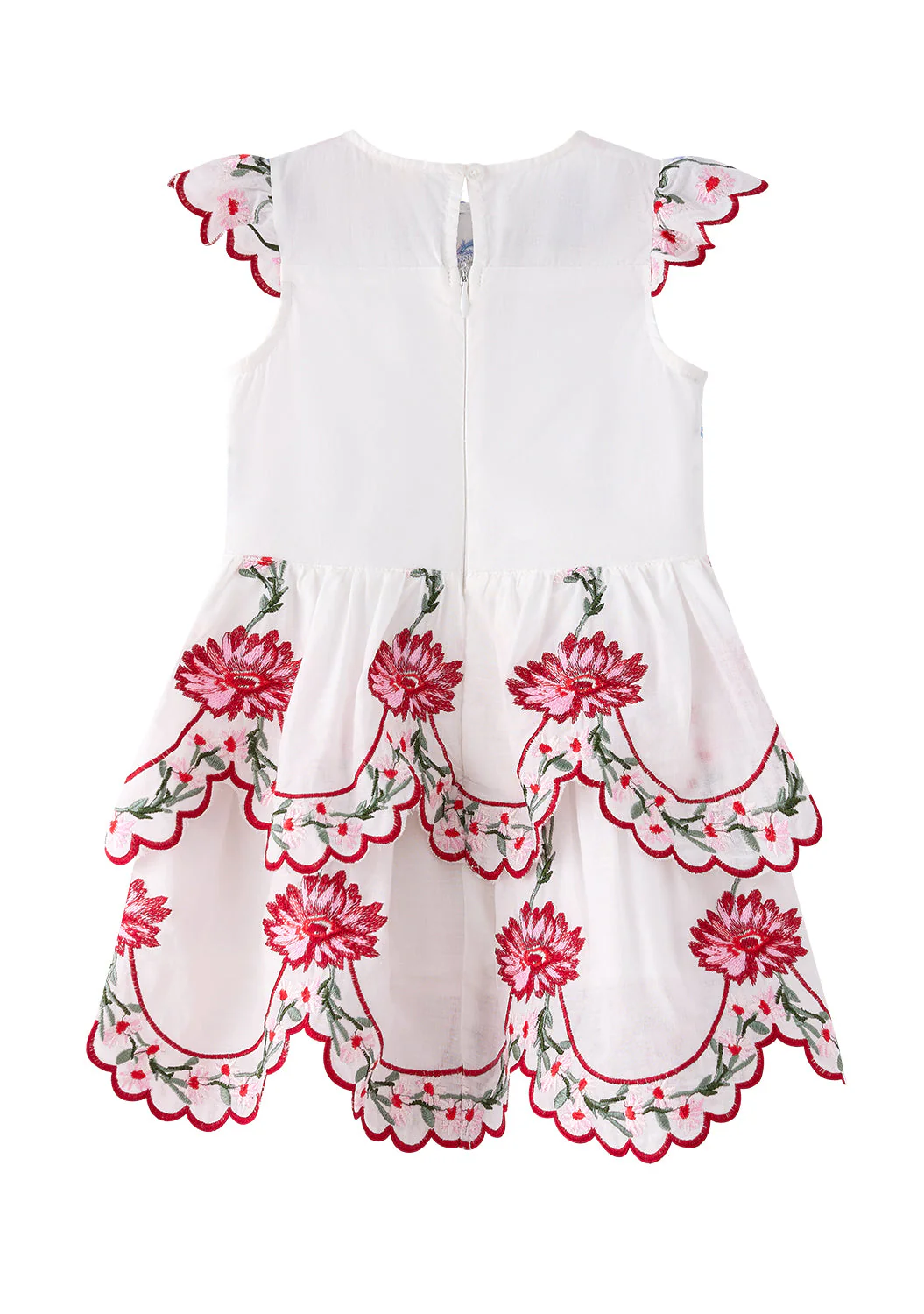 Maisie Embroidered Frill Dress (Baby) - Image 3