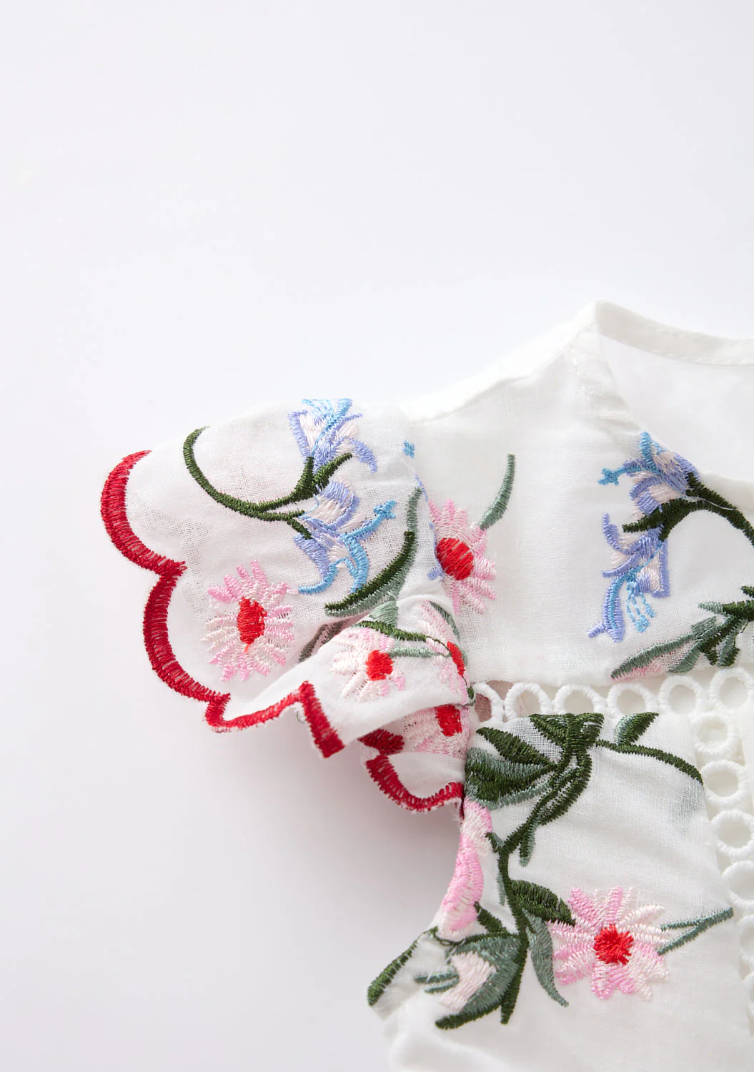 Maisie Embroidered Frill Dress (Baby) - Image 6
