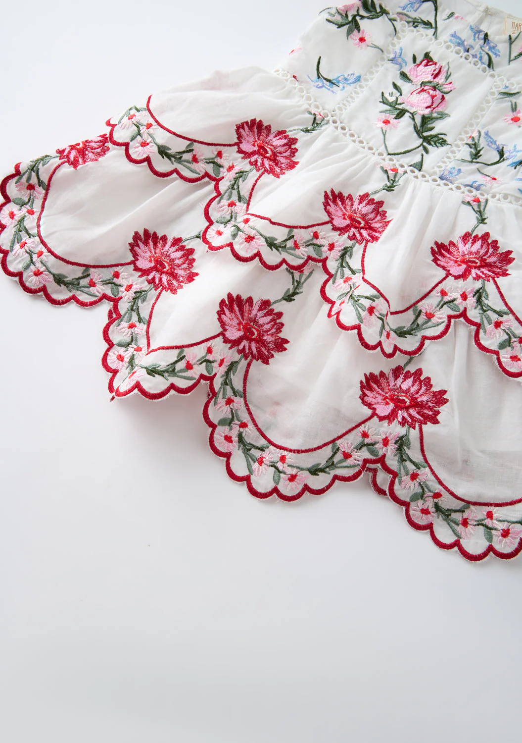 Maisie Embroidered Frill Dress (Baby) - Image 8