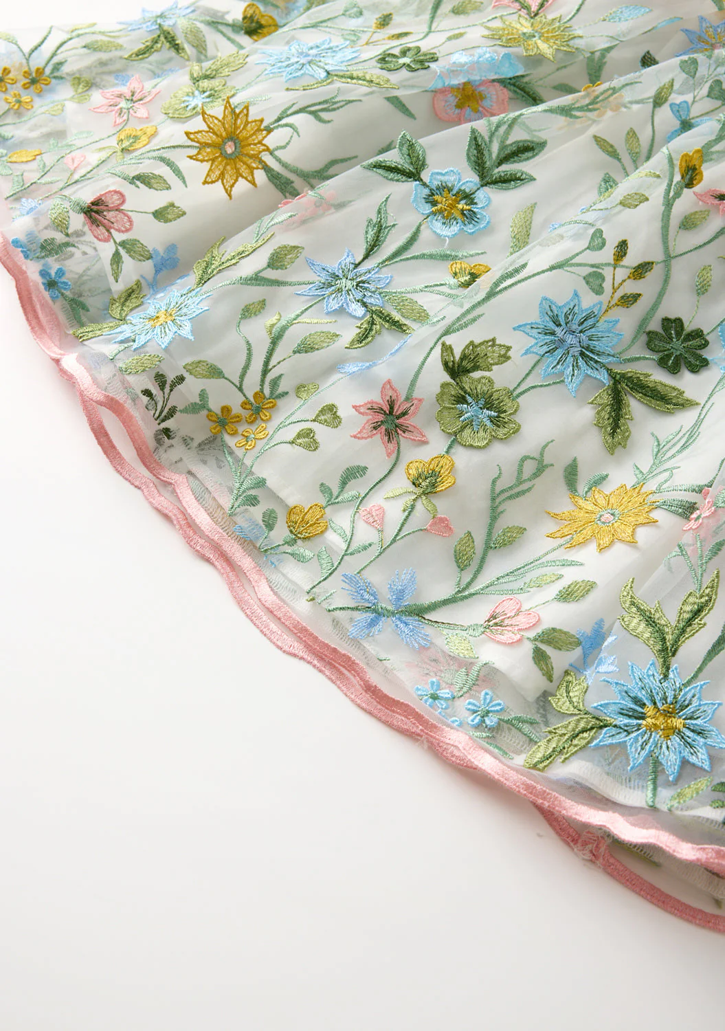 Mila Embroidered Mini Dress - Image 8