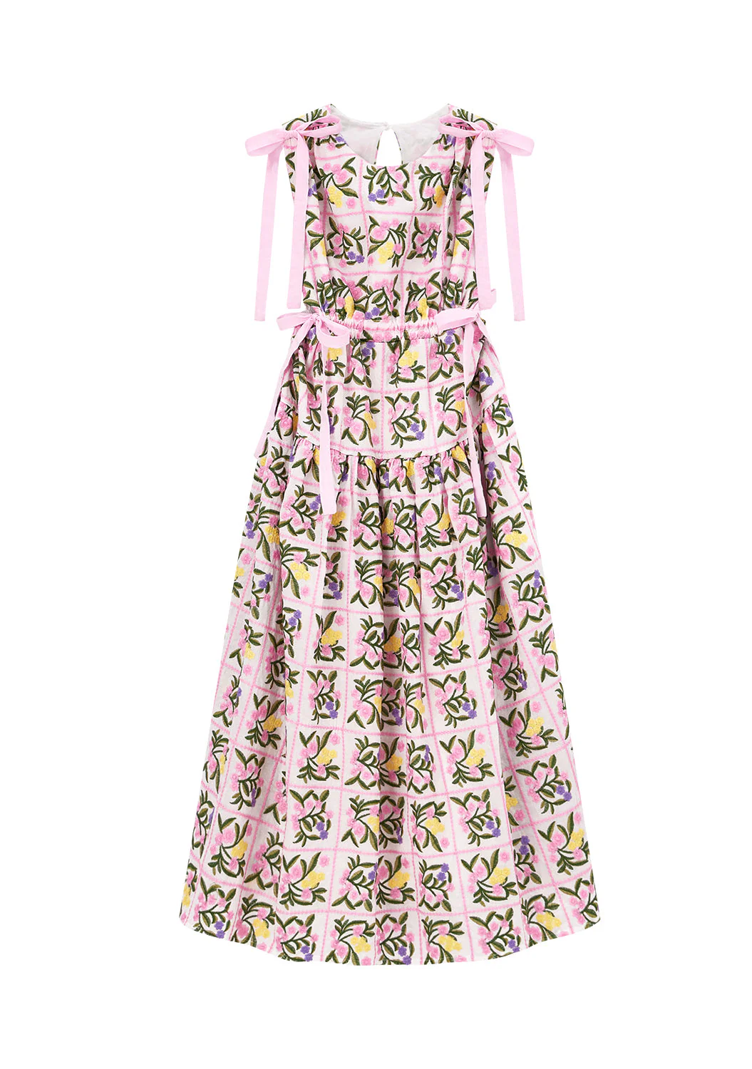 Millie Embroidered Maxi Dress - Image 3