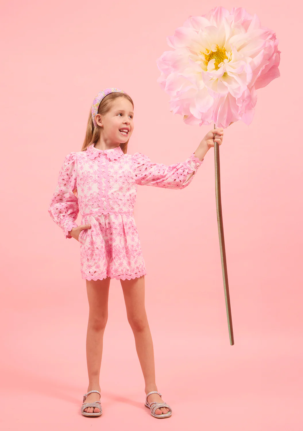 Nora Embroidered Romper - Image 12