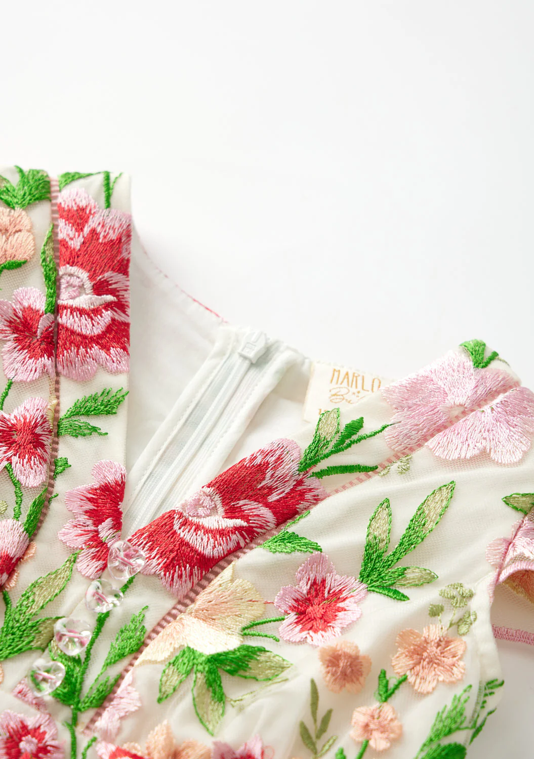 Poppy Embroidered Dress (Baby) - Image 4