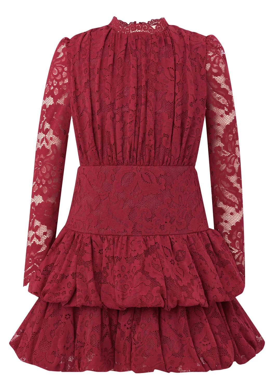 Rosella Lace Sleeve Mini Dress - Image 4