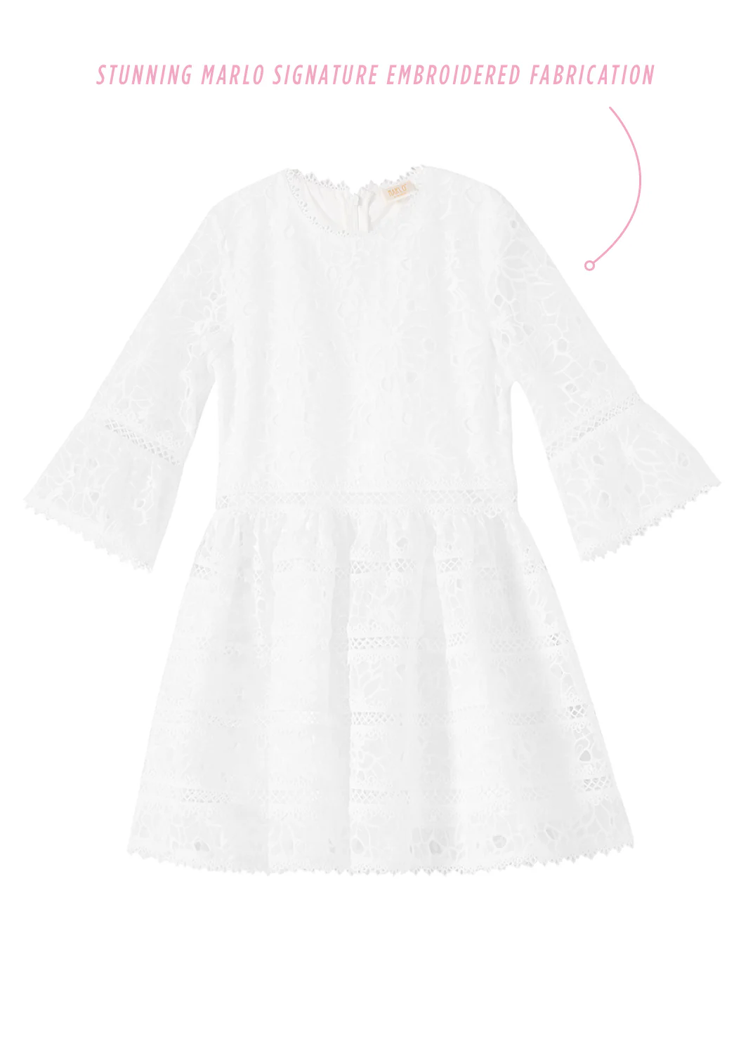 Sadie Embroidered Dress - Image 3