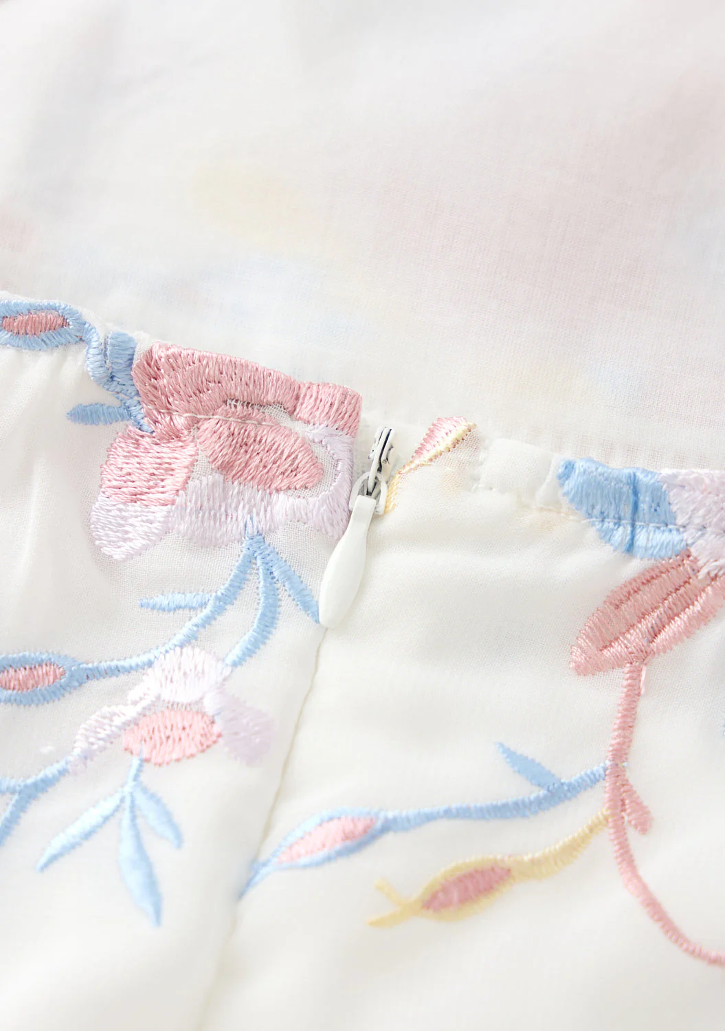 Scarlett Embroidered Mini Dress - Image 11