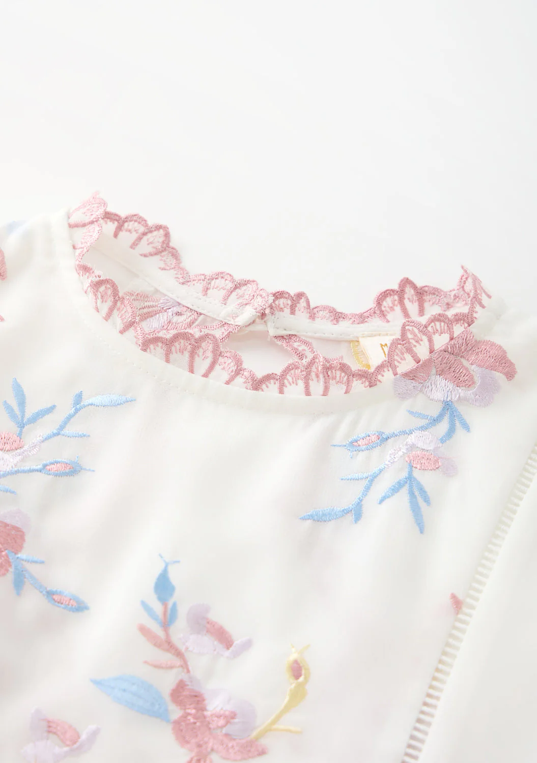 Scarlett Embroidered Mini Dress - Image 5