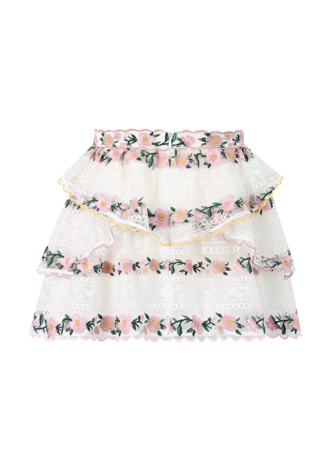 Victoria Embroidered Mini Skirt - Image 3