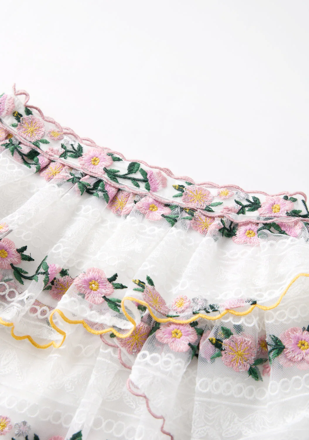 Victoria Embroidered Mini Skirt - Image 4