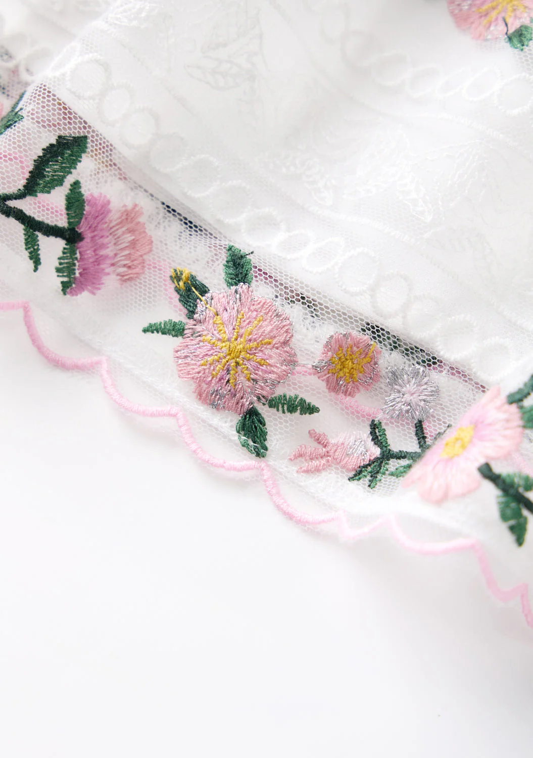 Victoria Embroidered Mini Skirt - Image 5