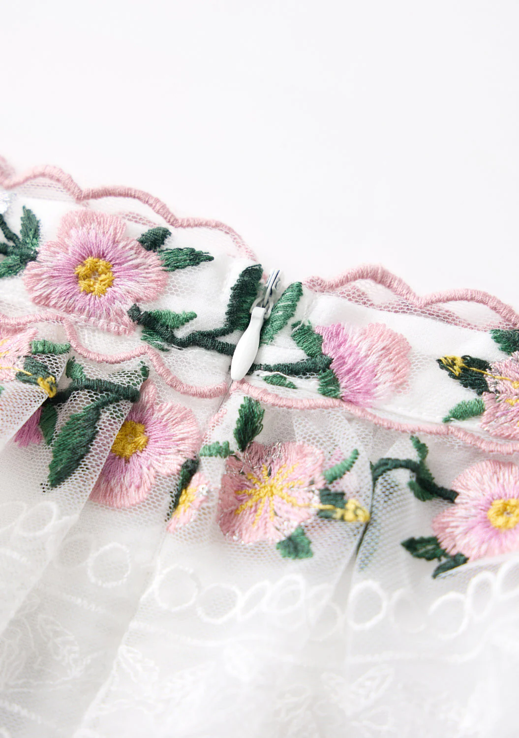 Victoria Embroidered Mini Skirt - Image 7