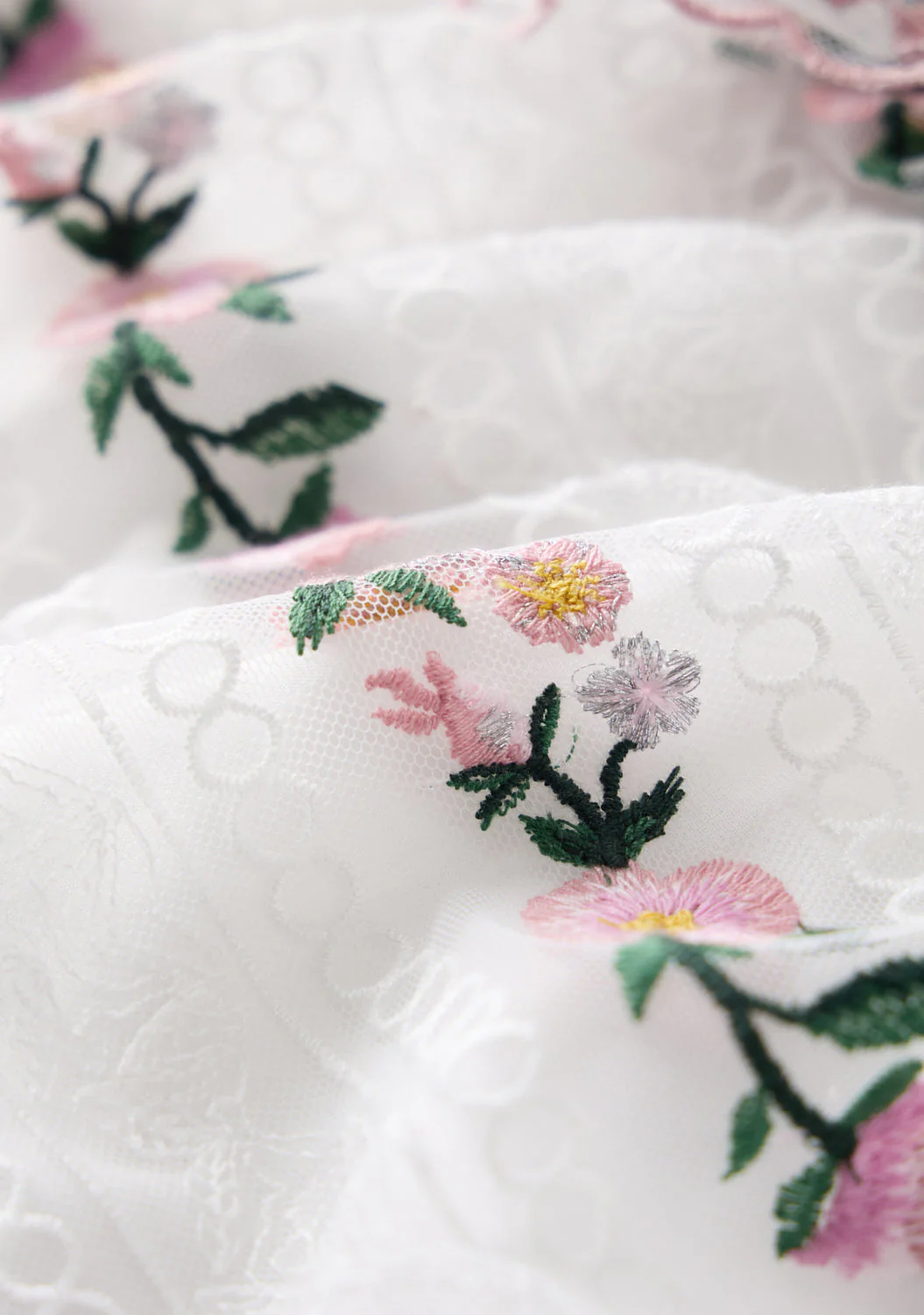 Victoria Embroidered Mini Skirt - Image 8