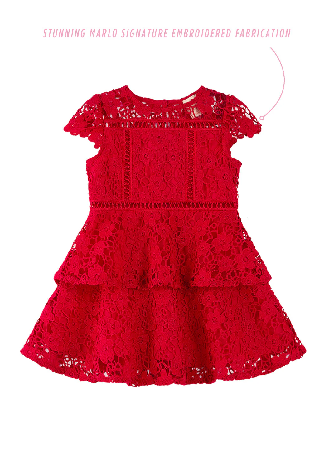 Wonderland Embroidered Dress (Baby) - Image 4